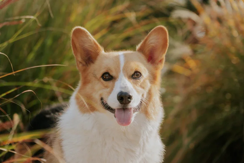 Flyer with a picture of a happy dog