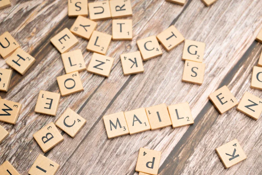 email inbox showing examples of spam emails using spam trigger words