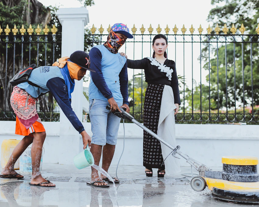 Cleaning service flyer example