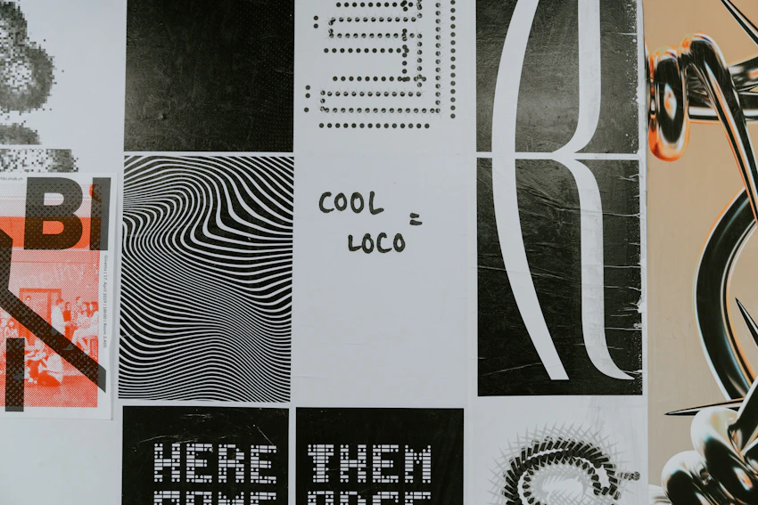 Visualização estilizada de várias versões dos modelos de email disponíveis