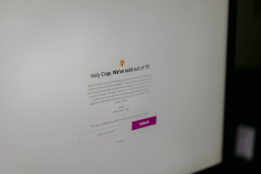 Screenshot of a Hustle confirmation email